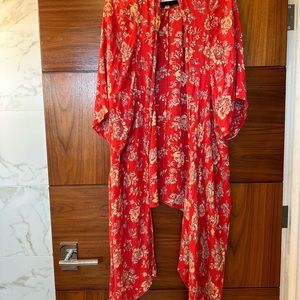 Red Billabong Pool Coverup